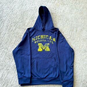 Deep blue Michigan wolverines sweatshirt